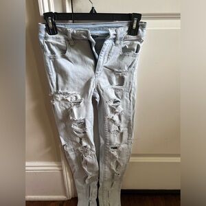American Eagle Ripped Skinny Jeans